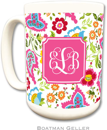Boatman Geller - Personalized Coffee Mugs (Bright Floral Preset) Boatman Geller - Personalized Coffee Mugs (Bright Floral Preset)
