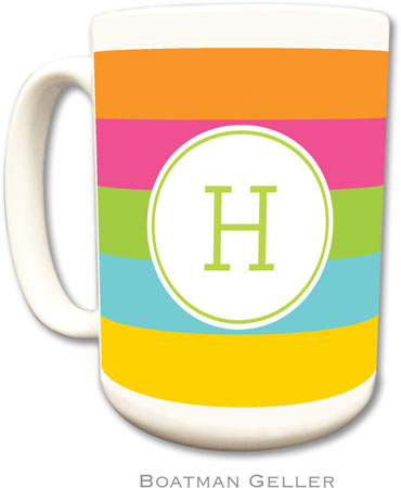 Boatman Geller - Personalized Coffee Mugs (Bold Stripe) Boatman Geller - Personalized Coffee Mugs (Bold Stripe)