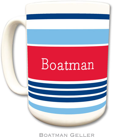 Boatman Geller - Personalized Coffee Mugs (Espadrille Nautical)