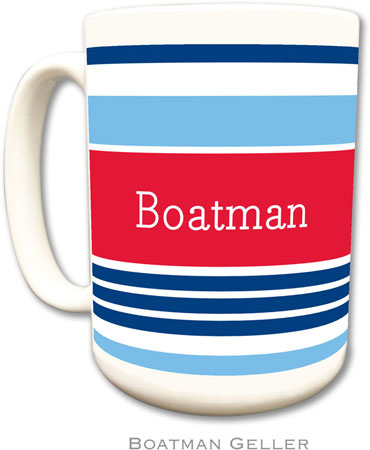 Boatman Geller - Personalized Coffee Mugs (Espadrille Nautical) Boatman Geller - Personalized Coffee Mugs (Espadrille Nautical)