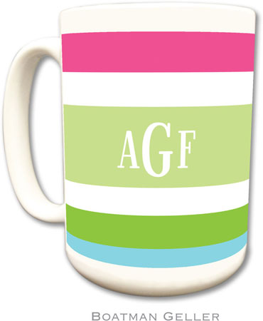 Boatman Geller - Personalized Coffee Mugs (Espadrille Preppy)