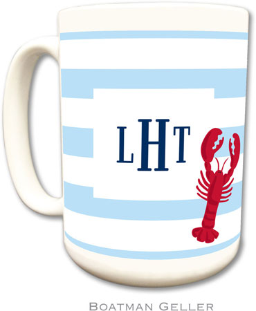 Boatman Geller - Personalized Coffee Mugs (Stripe Lobster)