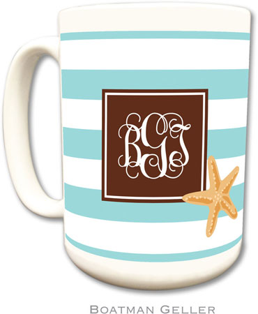 Boatman Geller - Personalized Coffee Mugs (Stripe Starfish Preset)