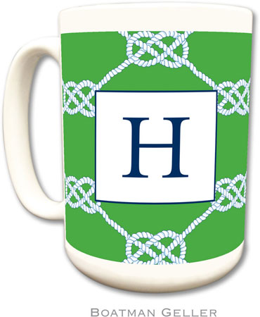 Boatman Geller - Personalized Coffee Mugs (Nautical Knot Kelly)