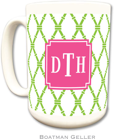 Boatman Geller - Personalized Coffee Mugs (Bamboo Green & Raspberry Preset) Boatman Geller - Personalized Coffee Mugs (Bamboo Green & Raspberry Preset)
