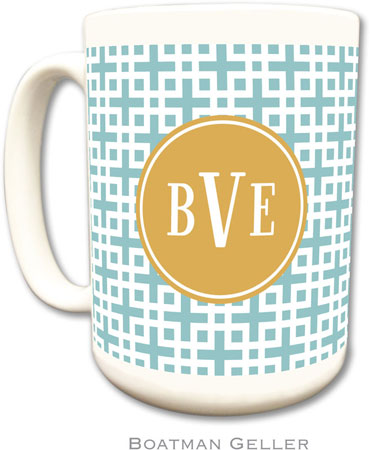 Boatman Geller - Personalized Coffee Mugs (Lattice Slate Preset) Boatman Geller - Personalized Coffee Mugs (Lattice Slate Preset)