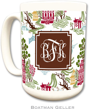Boatman Geller - Personalized Coffee Mugs (Chinoiserie Autumn Preset) Boatman Geller - Personalized Coffee Mugs (Chinoiserie Autumn Preset)