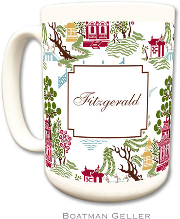 Boatman Geller - Personalized Coffee Mugs (Chinoiserie Autumn)