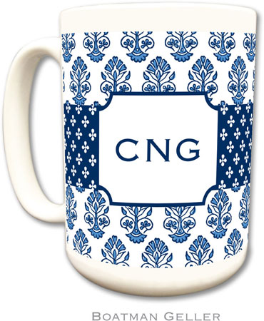 Boatman Geller - Personalized Coffee Mugs (Beti Navy)
