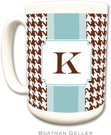 Boatman Geller - Personalized Coffee Mugs (Alex Houndstooth Chocolate) Boatman Geller - Personalized Coffee Mugs (Alex Houndstooth Chocolate)