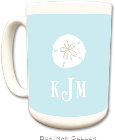 Boatman Geller - Personalized Coffee Mugs (Sand Dollar) Boatman Geller - Personalized Coffee Mugs (Sand Dollar)