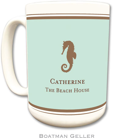 Boatman Geller - Personalized Coffee Mugs (Seahorse)