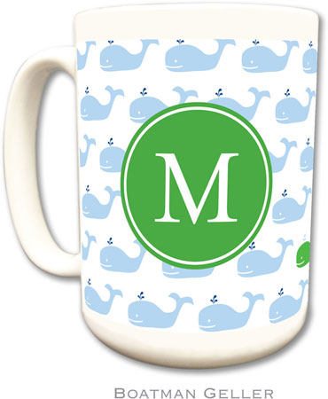 Boatman Geller - Personalized Coffee Mugs (Whale Repeat Preset)