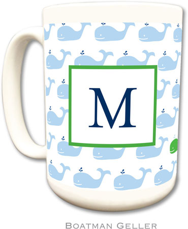 Boatman Geller - Personalized Coffee Mugs (Whale Repeat )