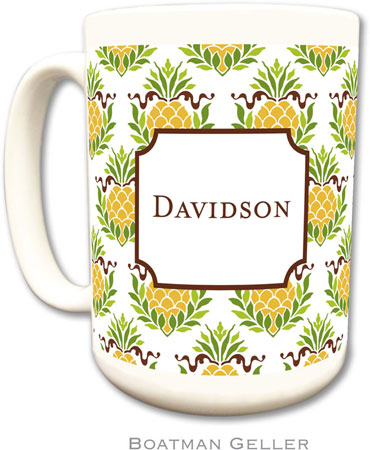 Boatman Geller - Personalized Coffee Mugs (Pineapple Repeat) Boatman Geller - Personalized Coffee Mugs (Pineapple Repeat)