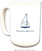 Boatman Geller - Personalized Coffee Mugs (Sailboat Classic)