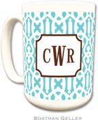 Boatman Geller - Personalized Coffee Mugs (Cameron Teal)
