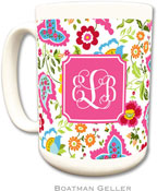 Boatman Geller - Personalized Coffee Mugs (Bright Floral Preset)
