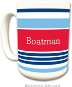 Boatman Geller - Personalized Coffee Mugs (Espadrille Nautical)