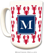 Boatman Geller - Personalized Coffee Mugs (Lobsters Red Preset)