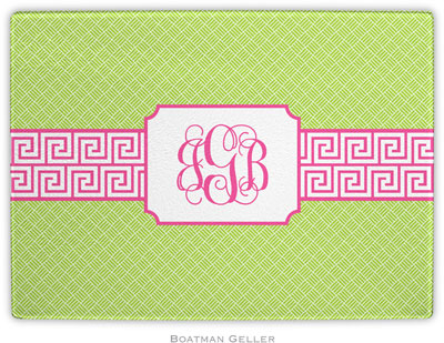 Boatman Geller - Personalized Cutting Boards (Greek Key Band Pink) Boatman Geller - Personalized Cutting Boards (Greek Key Band Pink)