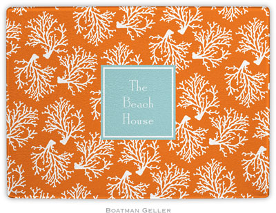 Boatman Geller - Personalized Cutting Boards (Coral Repeat Preset)