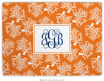 Boatman Geller - Personalized Cutting Boards (Coral Repeat)