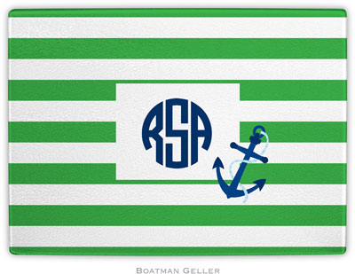 Boatman Geller - Personalized Cutting Boards (Stripe Anchor) Boatman Geller - Personalized Cutting Boards (Stripe Anchor)