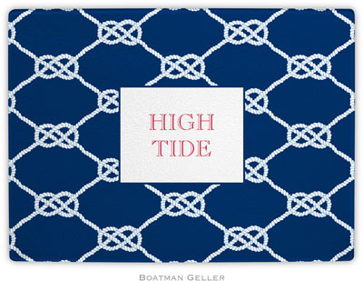 Boatman Geller - Personalized Cutting Boards (Nautical Knot Navy) Boatman Geller - Personalized Cutting Boards (Nautical Knot Navy)