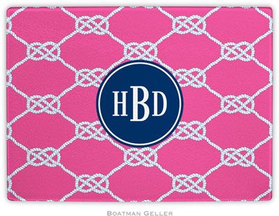 Boatman Geller - Personalized Cutting Boards (Nautical Knot Raspberry Preset) Boatman Geller - Personalized Cutting Boards (Nautical Knot Raspberry Preset)