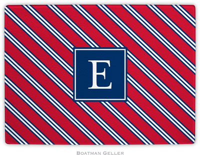 Boatman Geller - Personalized Cutting Boards (Repp Tie Red & Navy Preset) Boatman Geller - Personalized Cutting Boards (Repp Tie Red & Navy Preset)