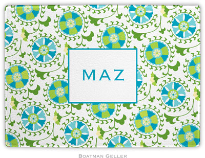 Boatman Geller - Personalized Cutting Boards (Suzani Teal) Boatman Geller - Personalized Cutting Boards (Suzani Teal)