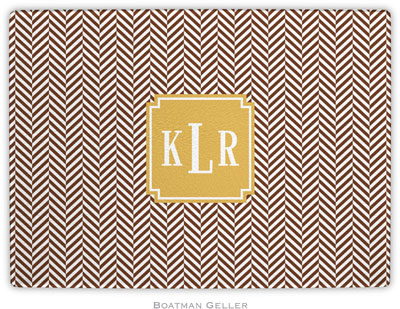 Boatman Geller - Personalized Cutting Boards (Herringbone Chocolate Preset) Boatman Geller - Personalized Cutting Boards (Herringbone Chocolate Preset)