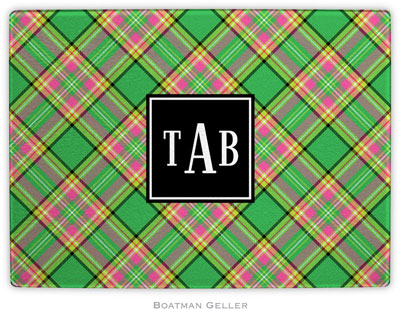 Boatman Geller - Personalized Cutting Boards (Preppy Plaid Preset)