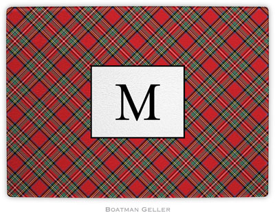 Boatman Geller - Personalized Cutting Boards (Plaid Red) Boatman Geller - Personalized Cutting Boards (Plaid Red)