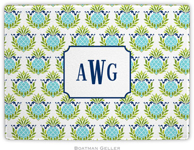 Boatman Geller - Personalized Cutting Boards (Pineapple Repeat Teal) Boatman Geller - Personalized Cutting Boards (Pineapple Repeat Teal)