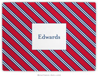 Boatman Geller - Personalized Cutting Boards (Repp Tie Red & Navy)