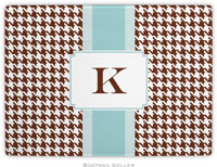 Boatman Geller - Personalized Cutting Boards (Alex Houndstooth Chocolate)