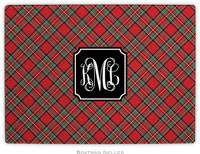 Boatman Geller - Personalized Cutting Boards (Plaid Red Preset)