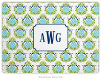 Boatman Geller - Personalized Cutting Boards (Pineapple Repeat Teal)