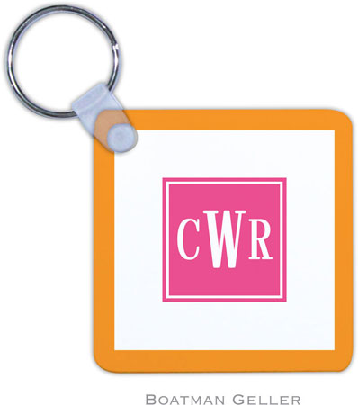 Boatman Geller - Create-Your-Own Personalized Key Chains (Solid Inset Square Preset) Boatman Geller - Create-Your-Own Personalized Key Chains (Solid Inset Square Preset)