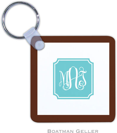 Boatman Geller - Create-Your-Own Personalized Key Chains (Solid Inset Round Corners Preset)