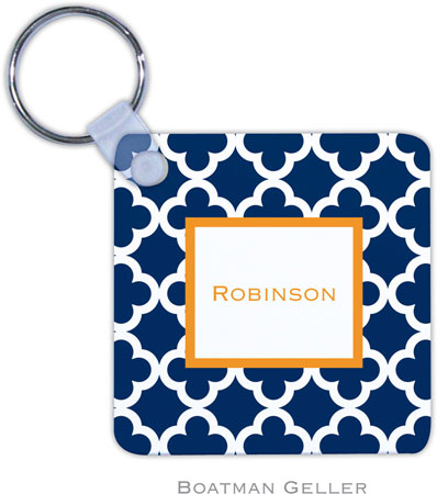Boatman Geller - Create-Your-Own Personalized Key Chains (Bristol Tile Navy) Boatman Geller - Create-Your-Own Personalized Key Chains (Bristol Tile Navy)