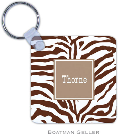 Boatman Geller - Create-Your-Own Personalized Key Chains (Zebra Chocolate Preset) Boatman Geller - Create-Your-Own Personalized Key Chains (Zebra Chocolate Preset)