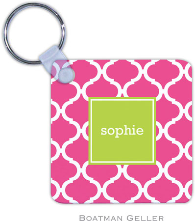 Boatman Geller - Create-Your-Own Personalized Key Chains (Ann Tile Raspberry Preset) Boatman Geller - Create-Your-Own Personalized Key Chains (Ann Tile Raspberry Preset)
