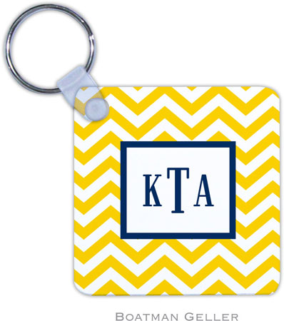 Boatman Geller - Create-Your-Own Personalized Key Chains (Chevron Sunflower) Boatman Geller - Create-Your-Own Personalized Key Chains (Chevron Sunflower)