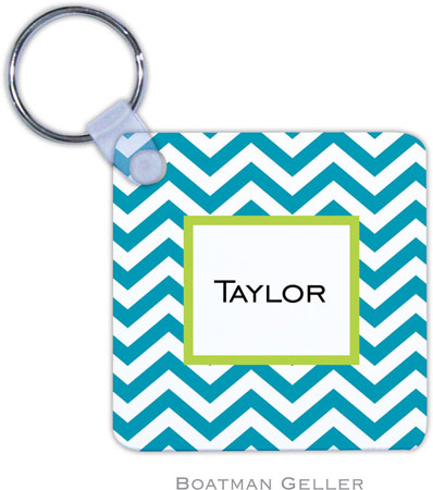 Boatman Geller - Create-Your-Own Personalized Key Chains (Chevron Turquoise) Boatman Geller - Create-Your-Own Personalized Key Chains (Chevron Turquoise)