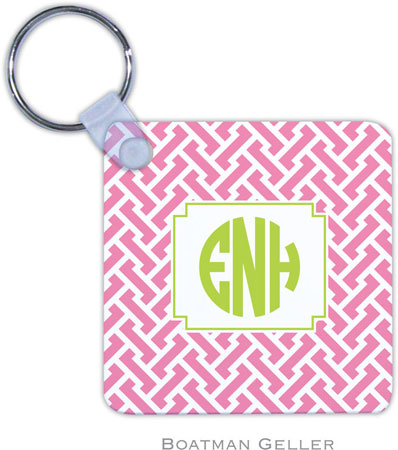 Boatman Geller - Create-Your-Own Personalized Key Chains (Stella Pink)