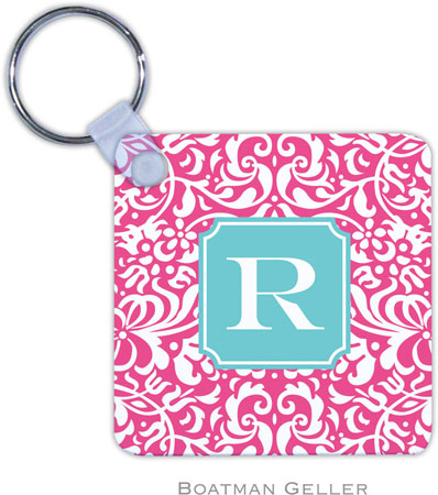 Boatman Geller - Create-Your-Own Personalized Key Chains (Chloe Raspberry Preset)