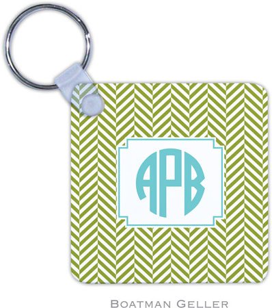 Boatman Geller - Create-Your-Own Personalized Key Chains (Herringbone Jungle) Boatman Geller - Create-Your-Own Personalized Key Chains (Herringbone Jungle)